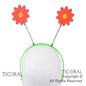 VINCHA C/ANTENAS MARGARITAS RESORTE x 4 VINCHA C/ANTENAS MARGARITAS RESORTE x 4